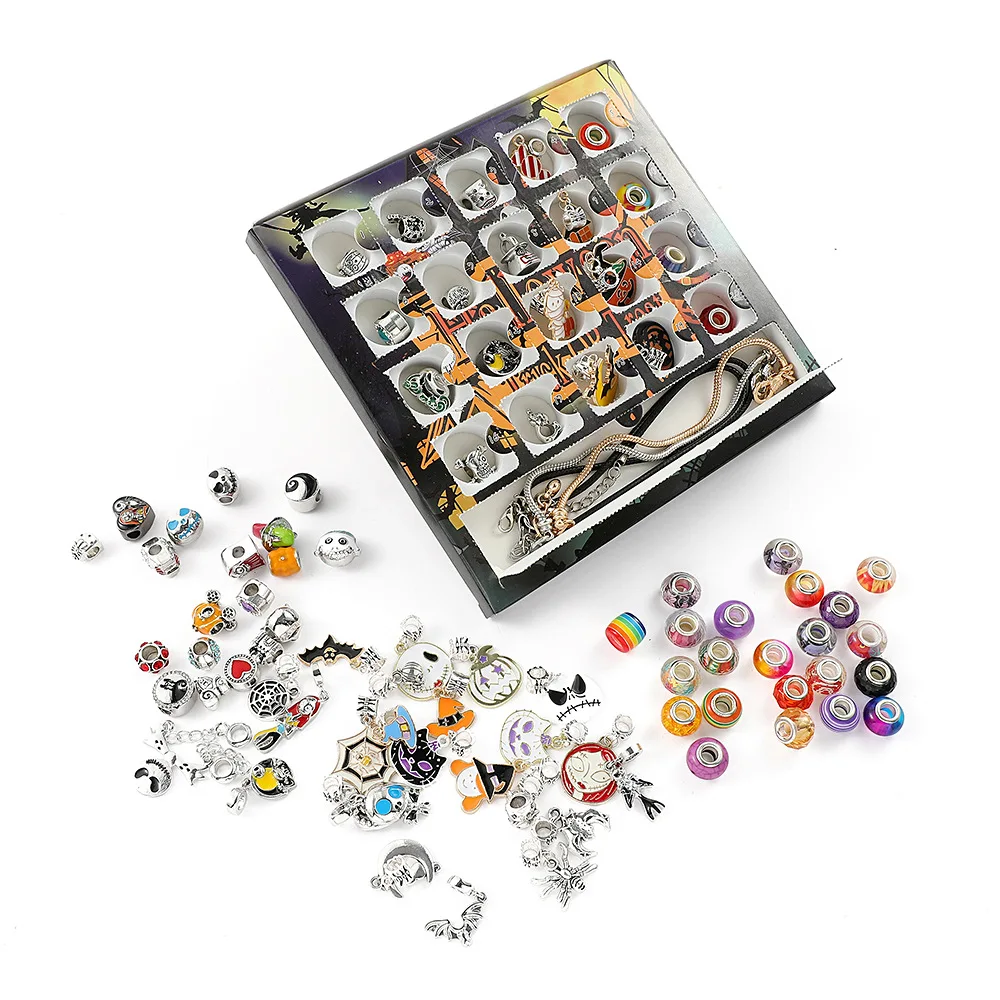 Disney Nightmare Before Christmas Jack Skellington Halloween Advent Surprise Blind Box DIY Charms Kralen Armband Bedels Hangers