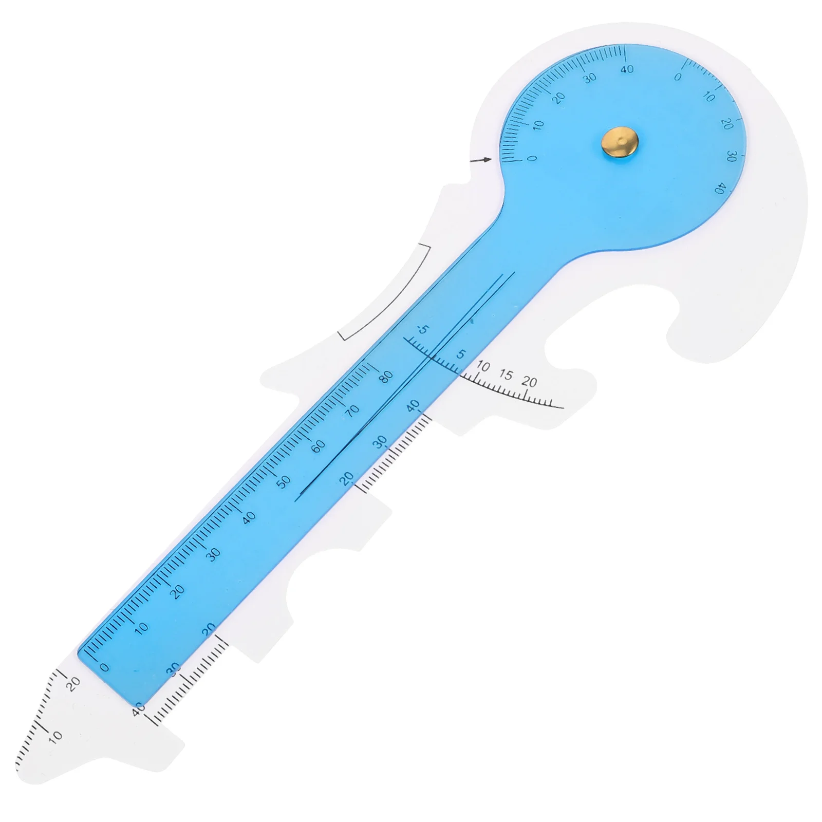 نظارات مسافة التلميذ مسطرة بلاستيكية أداة قياس النظارات إطار مسافة تلميذ دقيق وقياس زاوية الساق #3