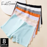 FallSweet-bragas transpirables sin costuras para mujer, ropa interior suave y transpirable, lencería femenina Sexy, 8 Uds.