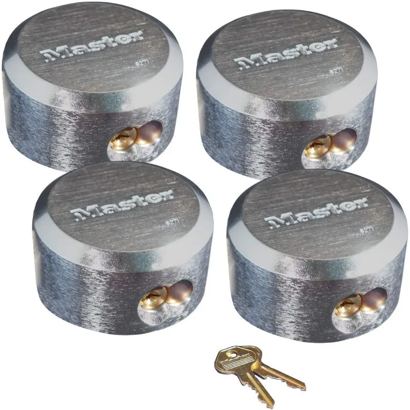 6271KA 10 Pack - 2-7/8in. ProSeries Reinforced Hidden Shackle Rekeyable Pin Tumbler Keyed Alike Padlock, Chrome