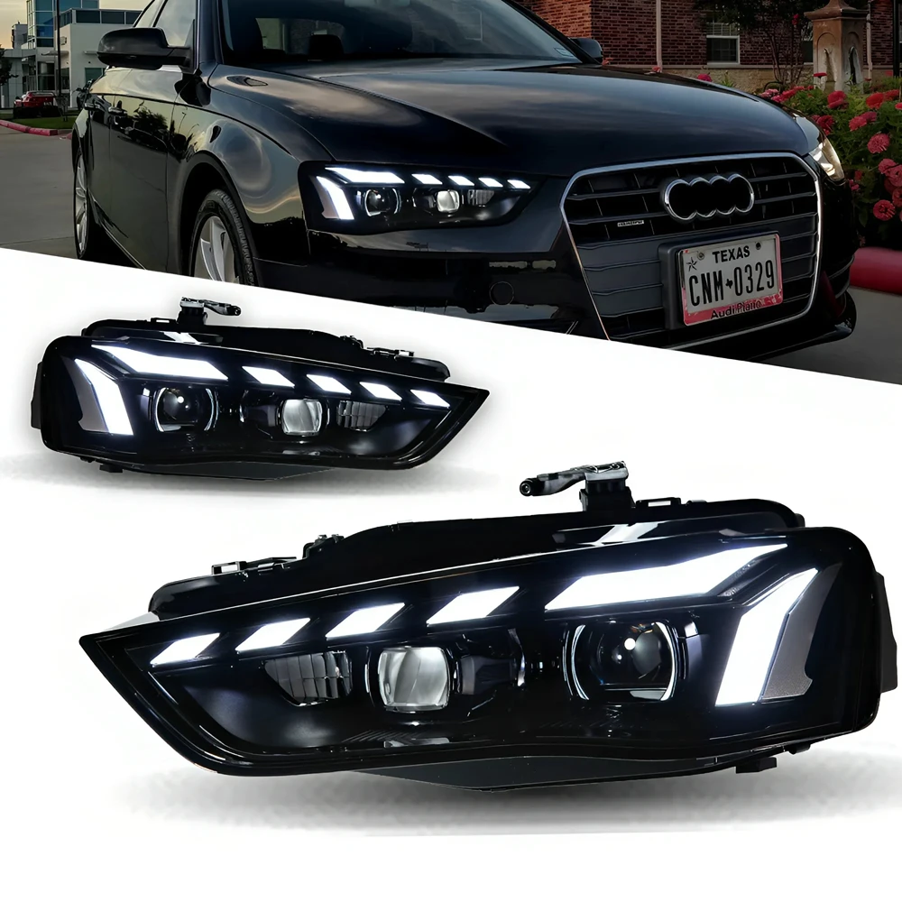 

Car Styling Headlights for AUDI A4 LED Headlight 2013-2016 Type Head Lamp DRL Signal Projector Lens Automotive Accessories