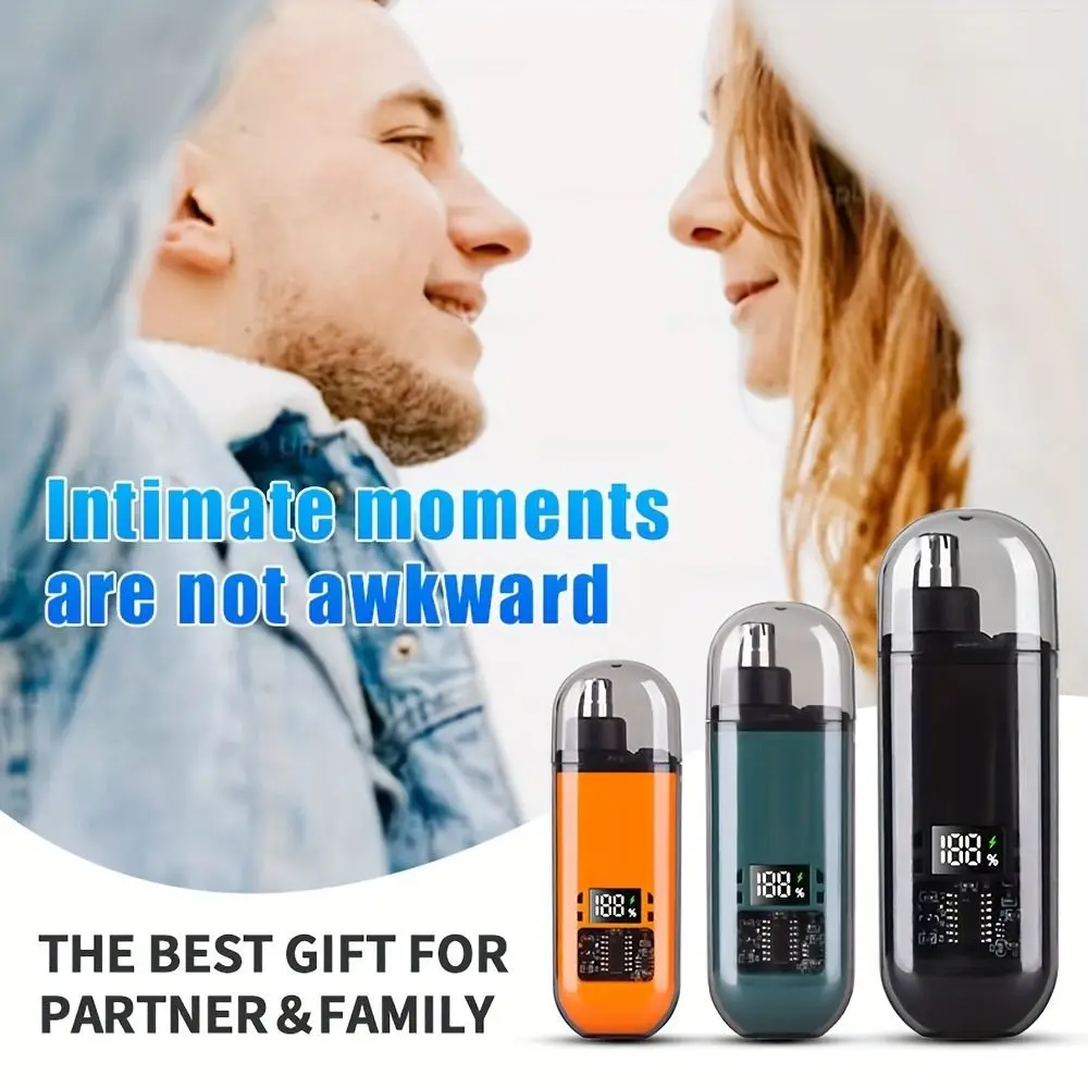 

Mini Electric Nose Hair Trimmer Painless Portable Ear Face Clean Trimmer Rechargeable Waterproof Nose Hair Remover Household