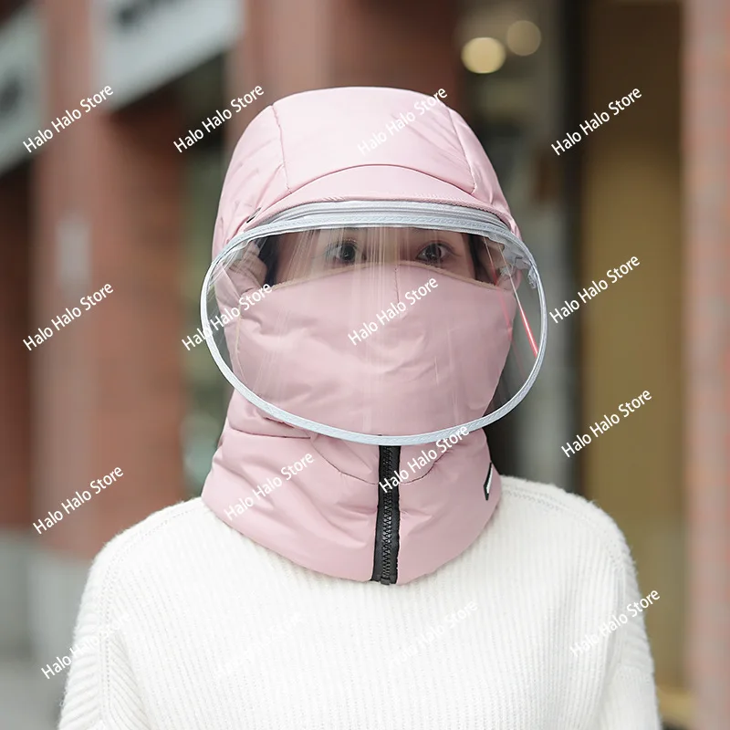 

Ветрозащитная шапка 55-60 см для женской зимней езды, морозостойкая и теплая артефактная мужская уличная утолщенная плюшевая защита для ушей