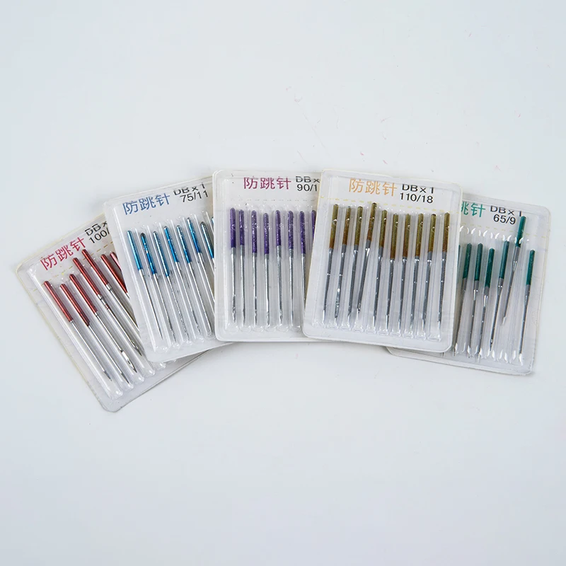 10 個縫製ストレッチ布機アンチジャンプ針弾性布ミシン針