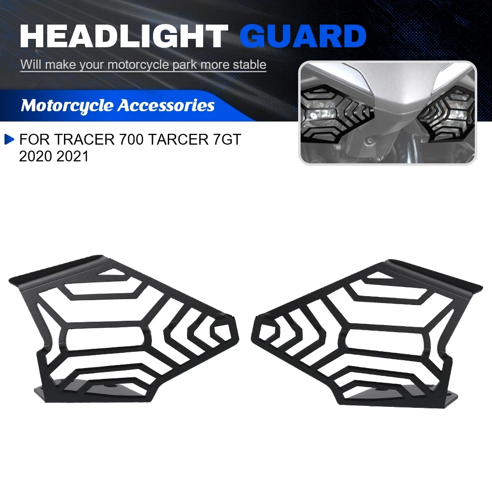 

Motorcycle Headlight Head Light Guard Protector Cover Protection Grill For YAMAHA TRACER 700 TARCER 7GT 2020 2021 TRACER700