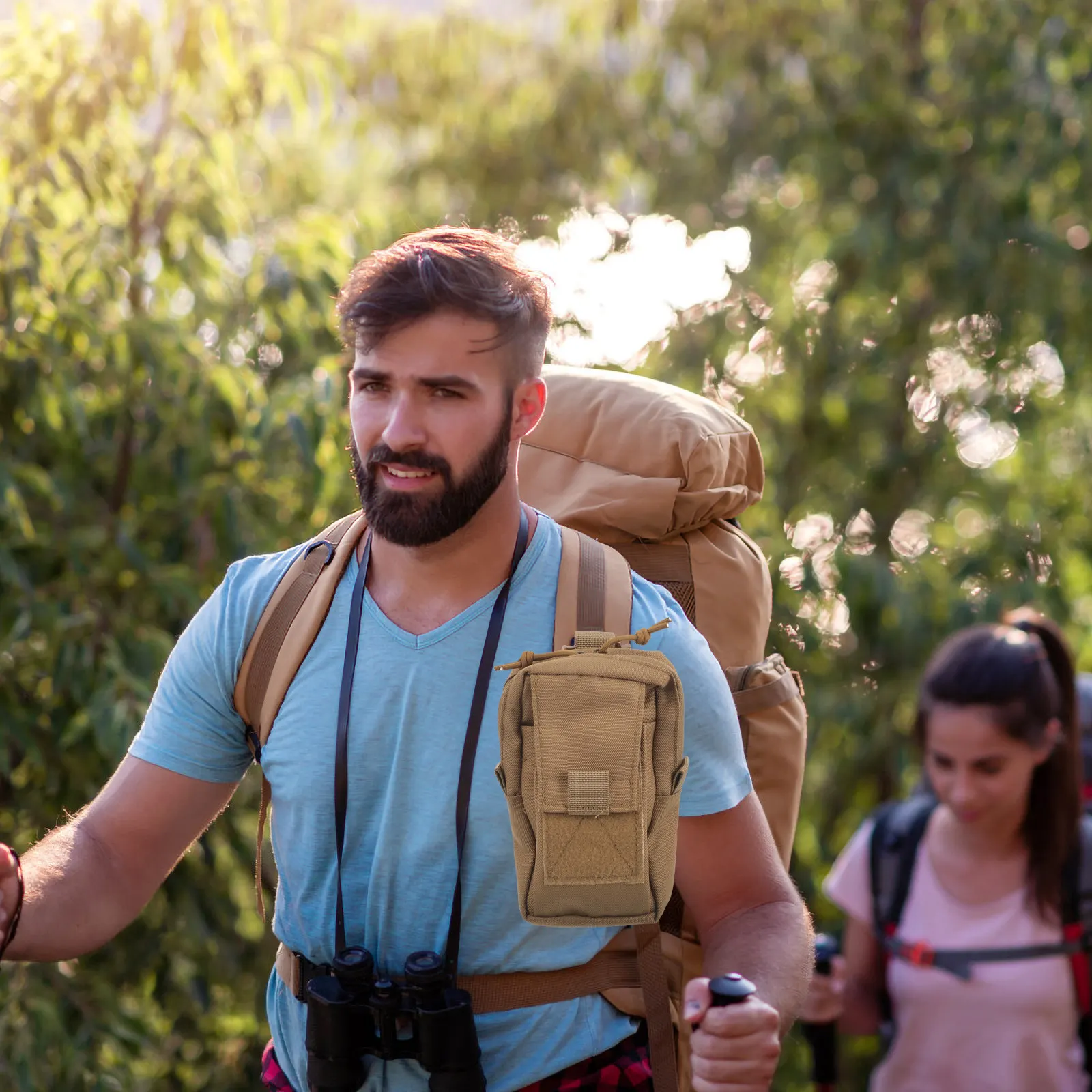 

Тактическая сумка для телефона из ткани Оксфорд, поясная сумка для активного отдыха, подвесной чехол для хранения, портативный многофункциональный универсальный чехол для мужчин