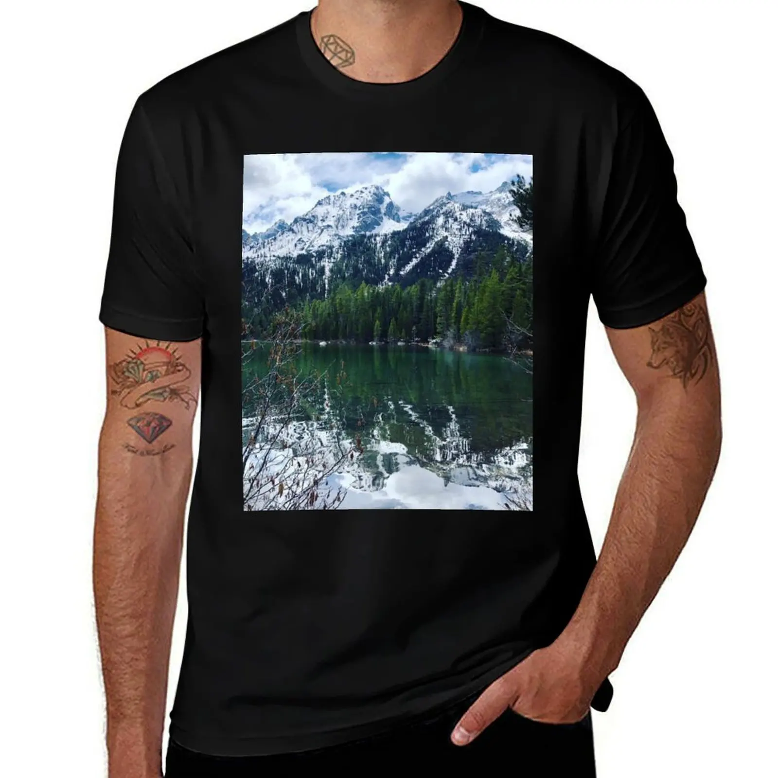 

Grand Teton Landscape T-Shirt t shirt man designer man t shirt summer T-Shirt