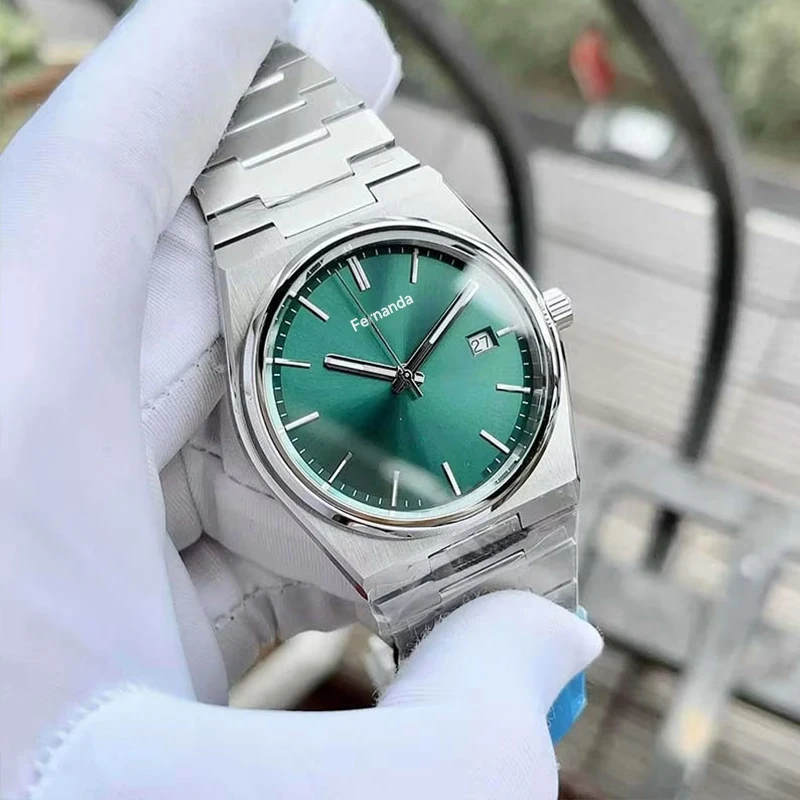 أسعار الجملة أزياء الأعمال PRX قسط الياقوت الوهج للماء التلقائية كوارتز ساعة للرجال #4