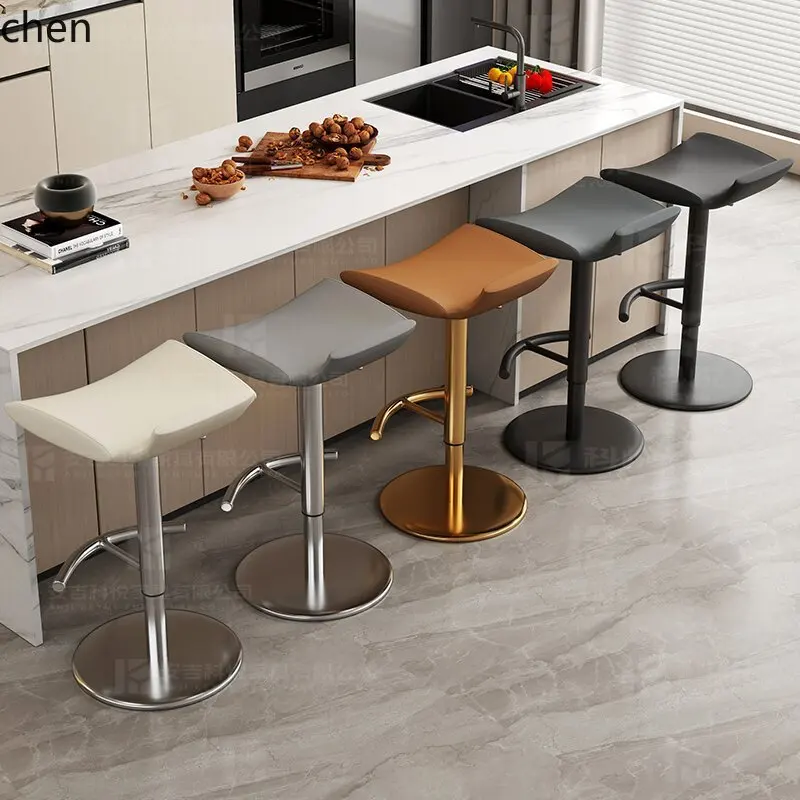 

HYS bar stool stainless steel adjustable bar chair island counter high bar stool