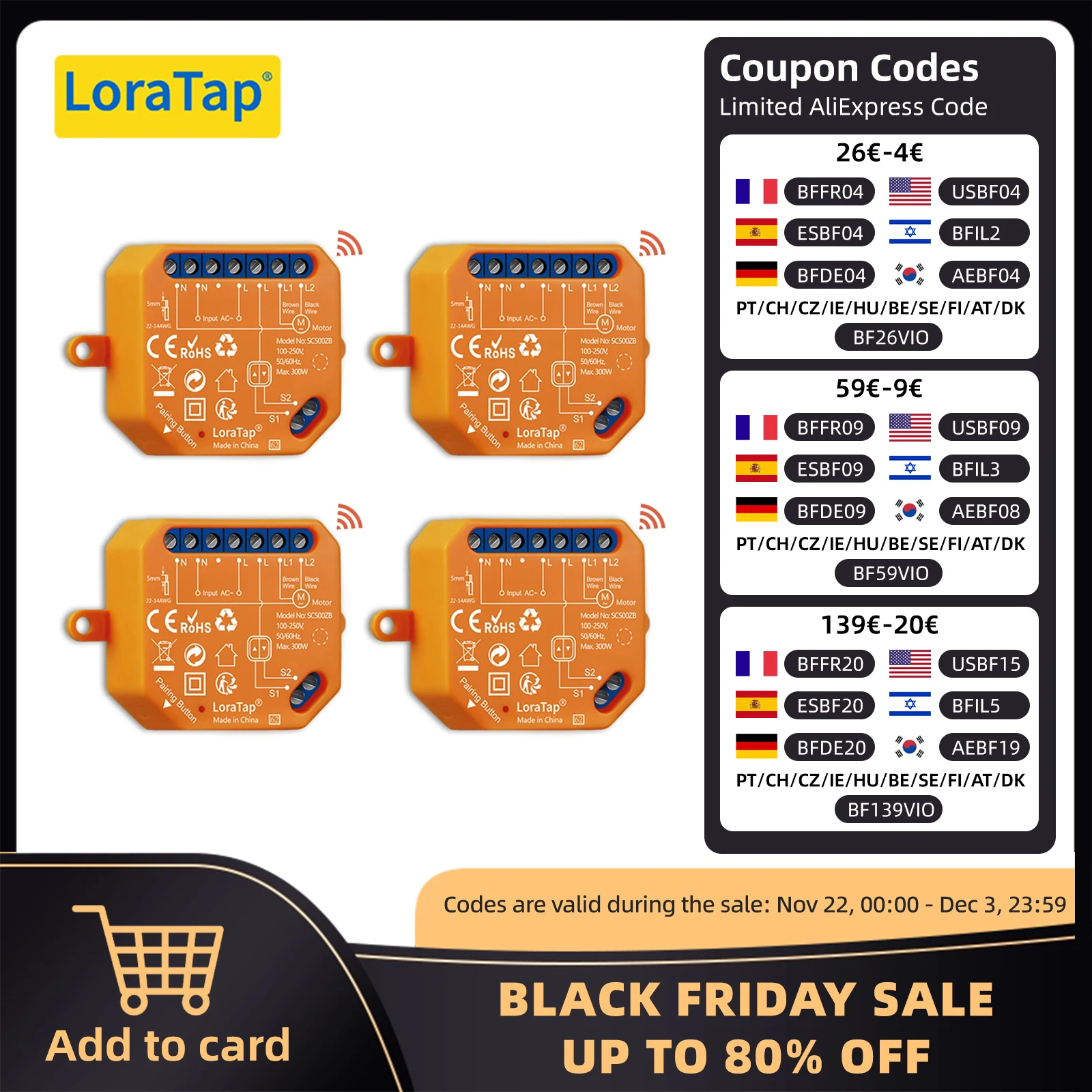 

LoraTap ZigBee мотор для роллет