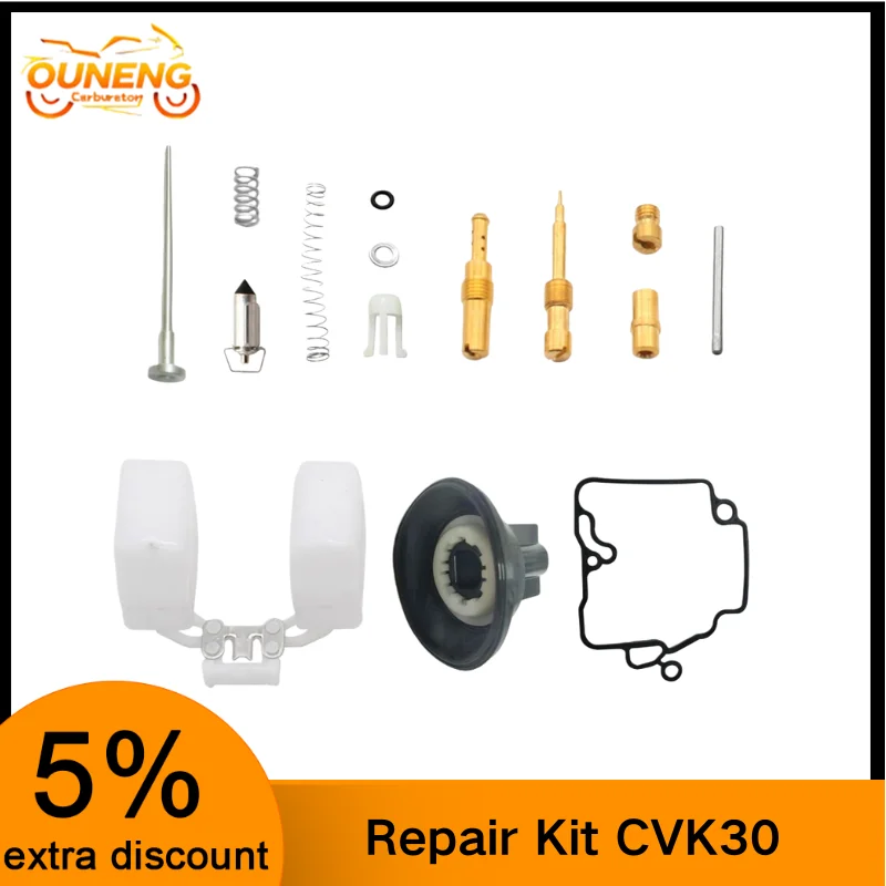 Kit de reparación CVK30 para Scooter Xingyue XY260T VOG 260 300 Aeolus 260 Majesty YP250 AN250 ATV250 carburador de motocicleta
