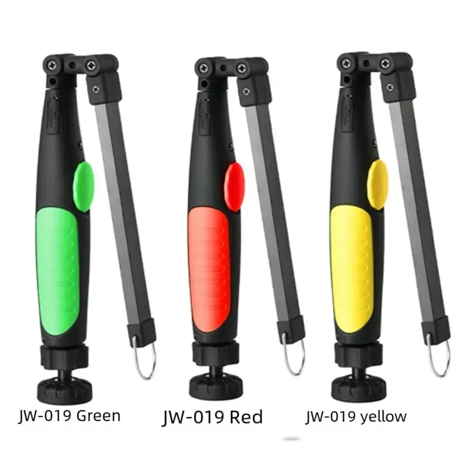 Portable Rechargeable Cob Work Light for Emergency Lighting and Repair Tasks - Adjustable Brightness and Hands-Free Magnetic Bas