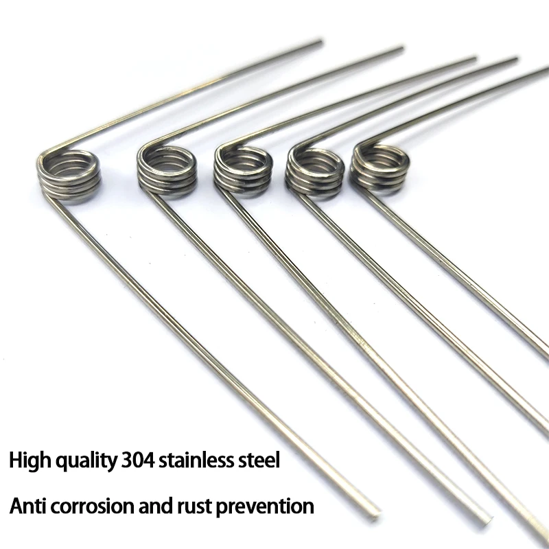 5PCS Reset V-förmigen Feder Draht durchmesser 0,7mm 304SUS Linke Rotation Frühling Links Torsion Frühling Rückkehr laps1/2/3/4/5lap