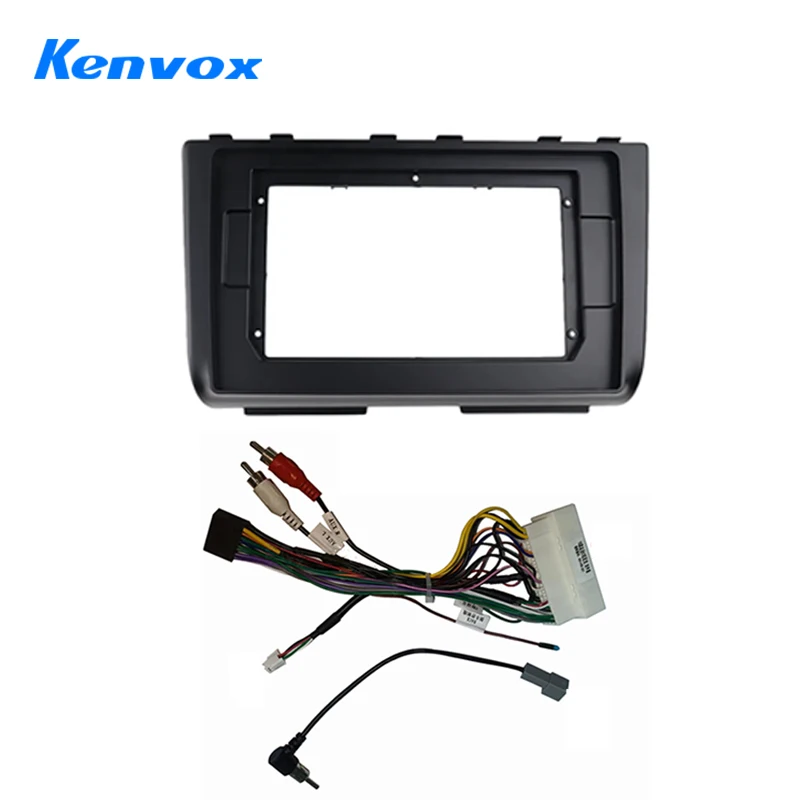 

Car Dash Mount Installation 9 Inch Double 2 Din DVD GPS MP5 Frame Trim Kit Fascia Panel For Hyundai IX25 Creta 2020-2021