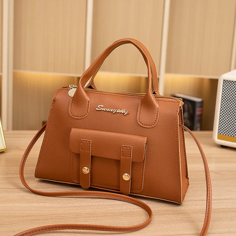 Women\'s Bag New Korean Version Beautiful Simple, Solid Color Crossbody Small Square Bag, Small Design, Shoulder Bag