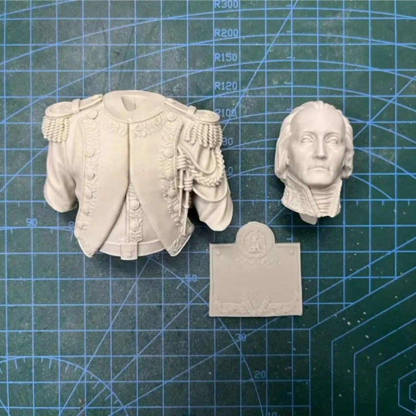 1/9 Resin Bust  Assembled Model Kit History Ancient European Marshal Hobby Collection Statue Unassembled Unpainted Free Shipping