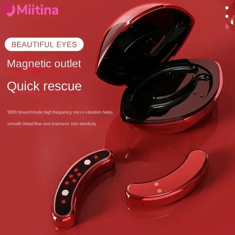 Mini Eye Massage Beauty Device Red Light Microcurrent Tightening Eye Fine Lines Improving Dark Circles Eye Beauty Device OEM Eye