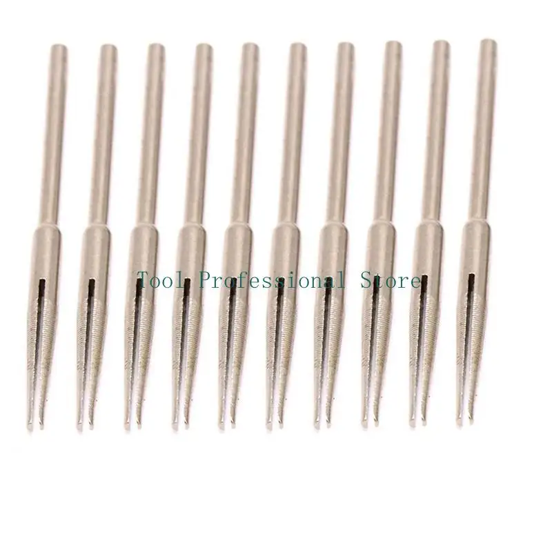 57QF 10/12 PCS 2.35/3MM شانك ورق الصنفرة المشبك تقسيم مغزل طويل