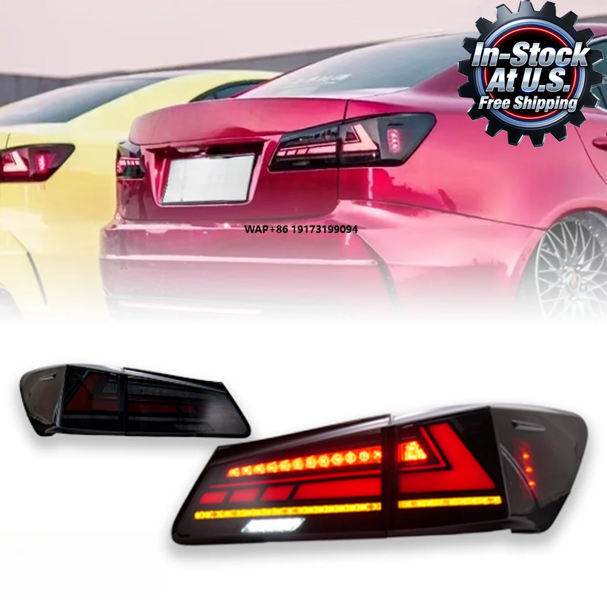 

Taillights for IS 250 2006-2012 Tail Light Reversing Light Turn Signal