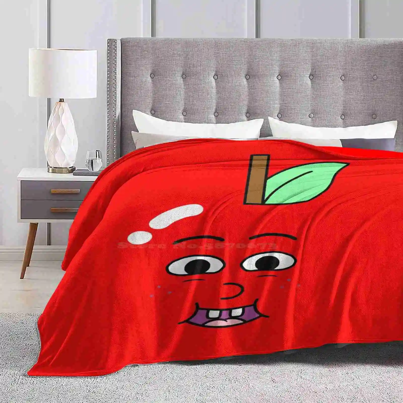 And Onion - Latest Super Soft Warm Light Thin Blanket Apple And Onion Cartoon Bigflo And Oli