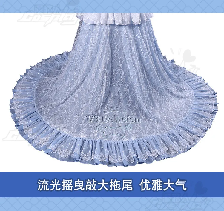 

Azur Lane Cheshire Cosplay Costume wedding dress Anime Party Uniform Hallowen Play Role Clothes 1/3 Delusion