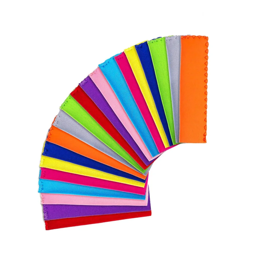 

20pcs Popsicle Sleeves Insulator Neoprene Keeps Fingers Warm Yogurt Sticks Ice Candy DIY Parties Barbeques Concerts