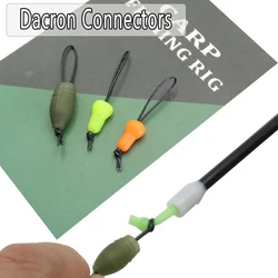 8PCS Fishing Tackle Boxes Carp Fshing Accessories Dacron Connectors Connection Holly Elastic And Pole Rig Line For Fish Tackle