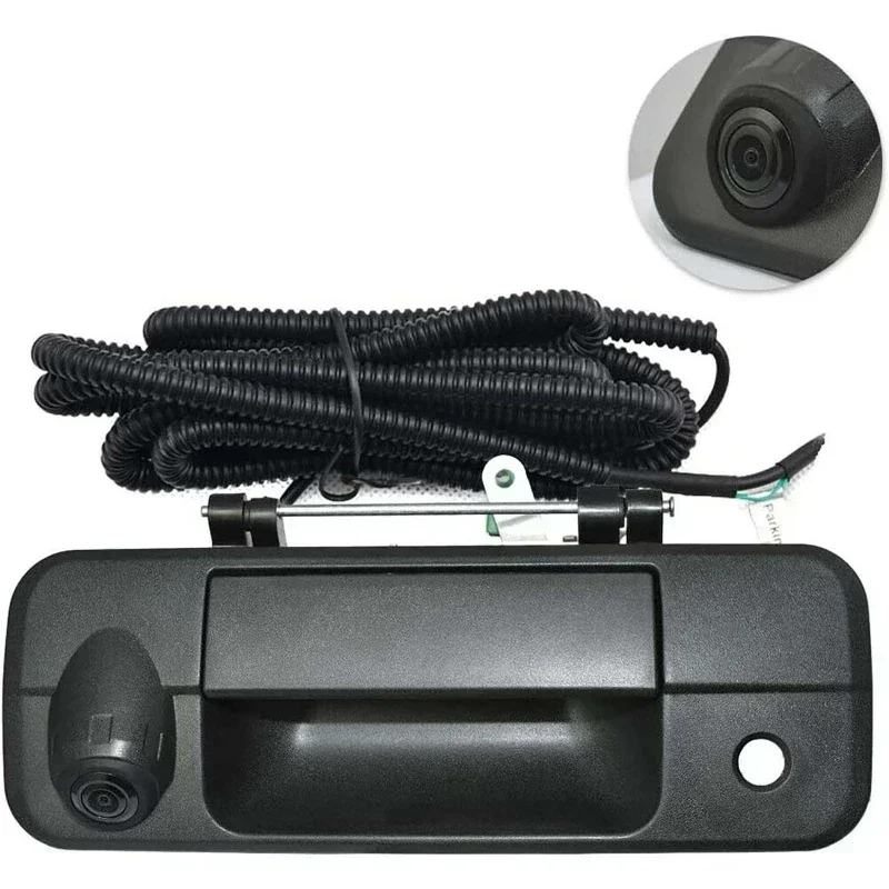 Car Rearview Parking Camera Image Reverse Rear Tailgate Handle Backup Camera for Toyota Tundra 2007-2013 Parking Assistance