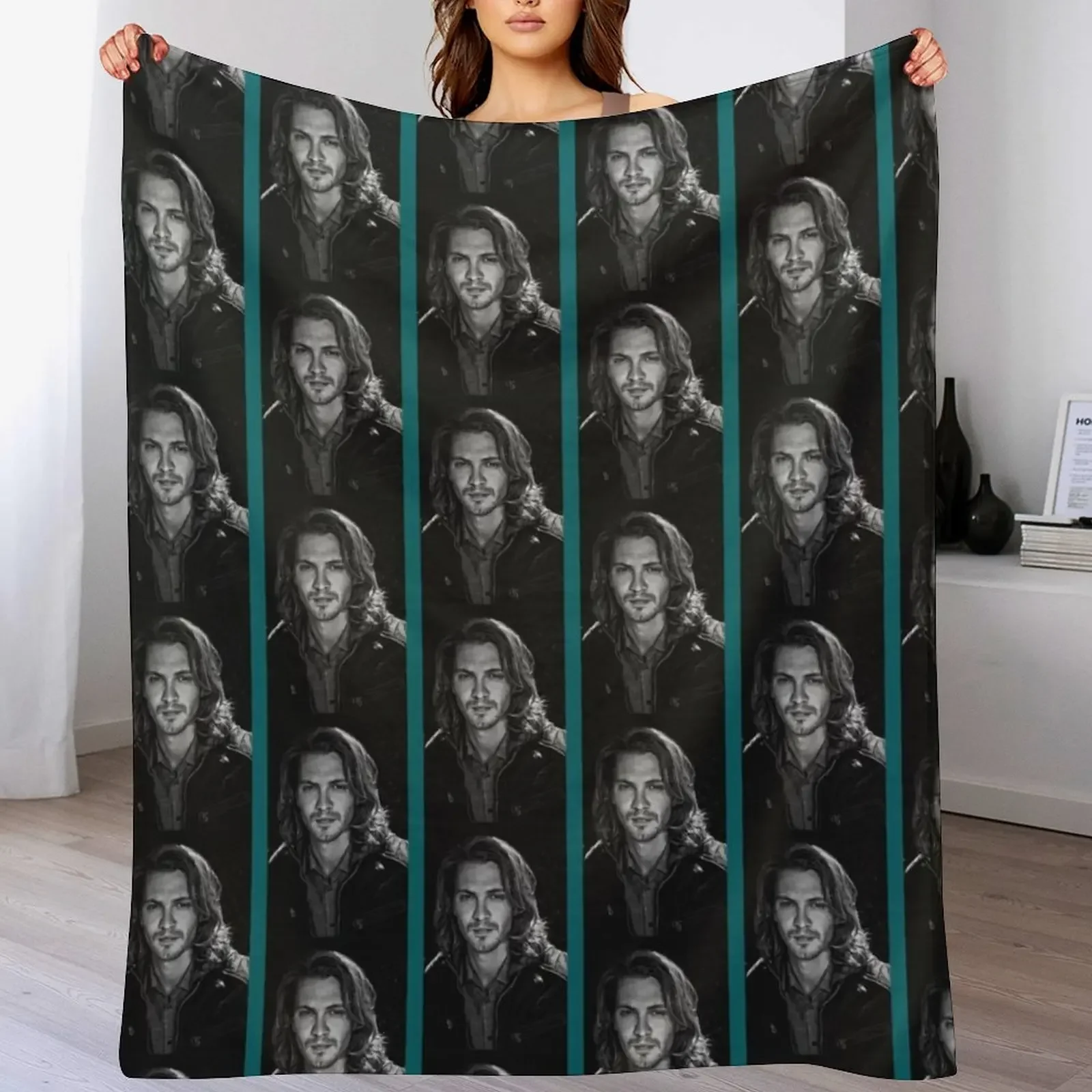 

Luke Grimes (1) Throw Blanket warm for winter heavy to sleep Luxury Thicken funny gift Blankets