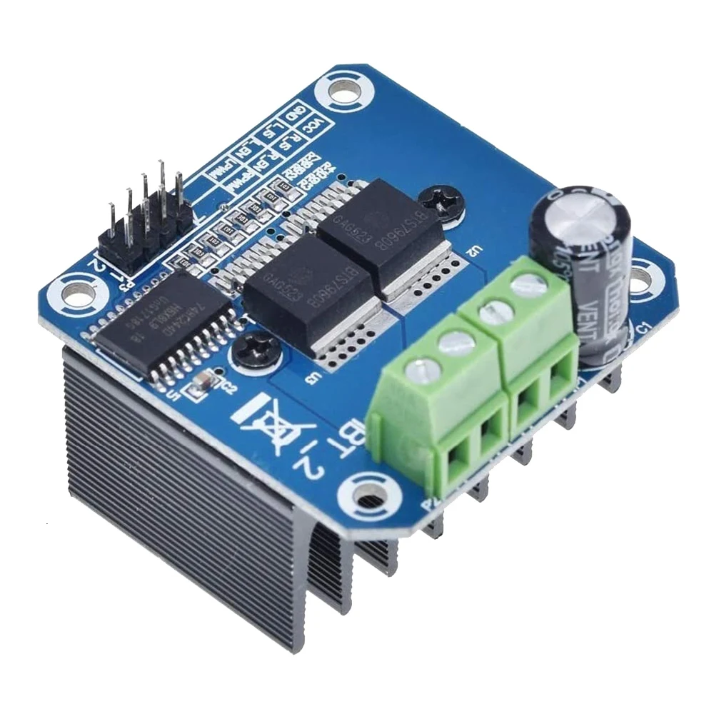 

BTS7960 43A High Power Motor Driver Module/Smart Car Driver Module for Arduino Current Limit