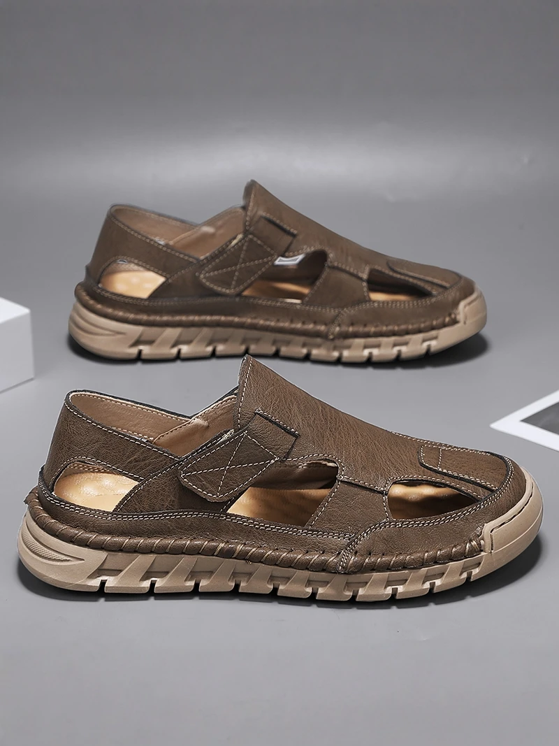 sandales-en-cuir-pour-hommes-jiande-chaussures-de-sport-de-voyage-de-plage-pour-l'exterieur-decontractees-d'ete-a-semelle-epaisse-a-talon-moyen-semelle-en-caoutchouc