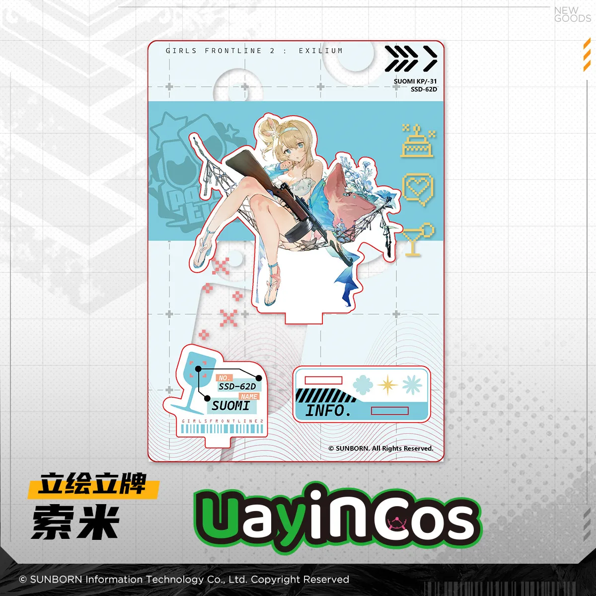 

В наличии оригинальная Vepley Klukai Vepley GIRLS' FRONTLINE 2: EXILIUM акриловая подставка, орнамент, кукла, аниме-фигурка, игра, игрушка, подарки для детей