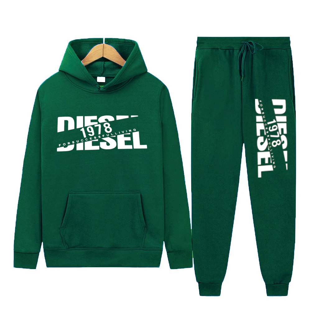 "طقم هوديي عصري، رسم 1978، كاجوال دائري عام"