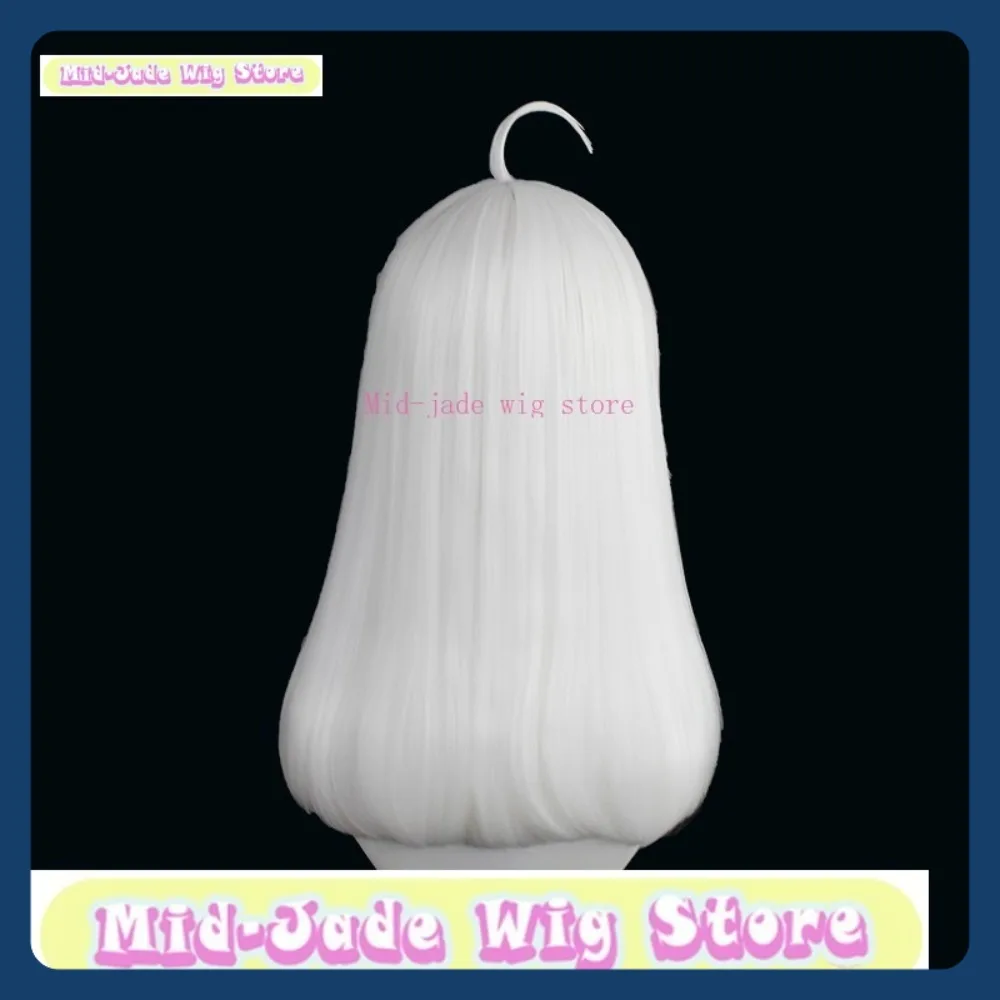 Perruque synthétique mi-jade, magasin Hololive Shirakami Fubuki, perruque de Cosplay, jeu d'anime, jeu de rôle, fête d'halloween