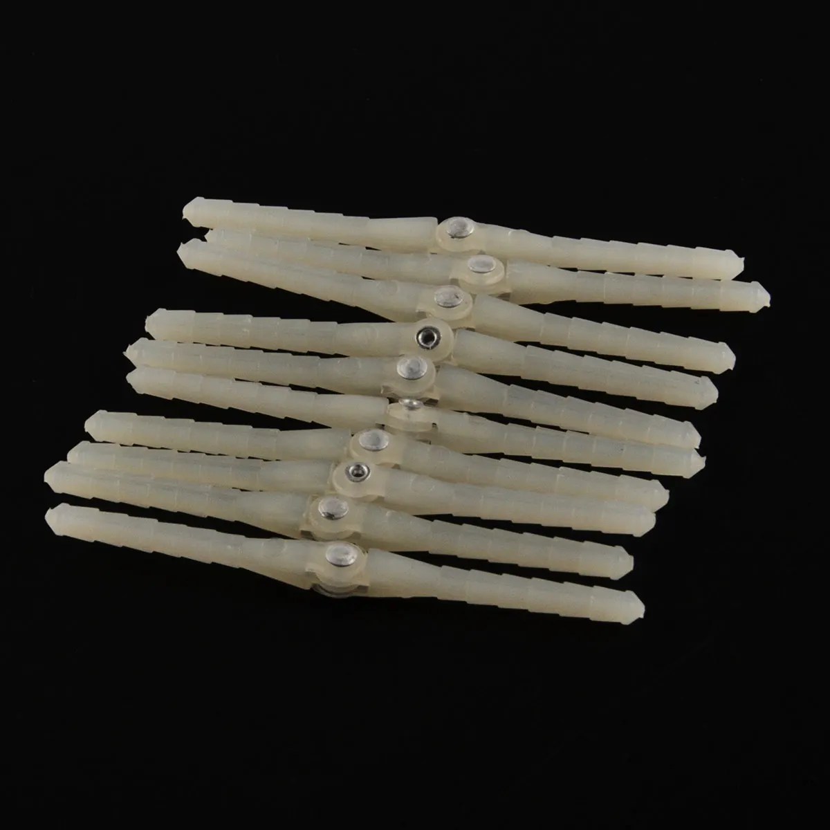 10pcs Diameter 2.5mm 4.5mm Plastic Pin Hinge For RC Airplane Model Wing