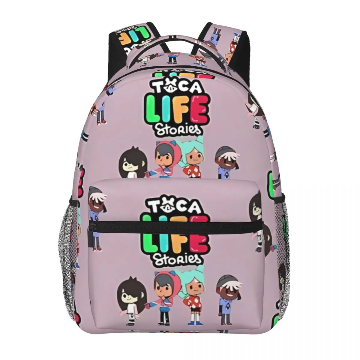 Toca Boca Stories For Kid-nueva mochila escolar de moda, mochilas para estudiantes, mochila diaria, mochila de gran capacidad