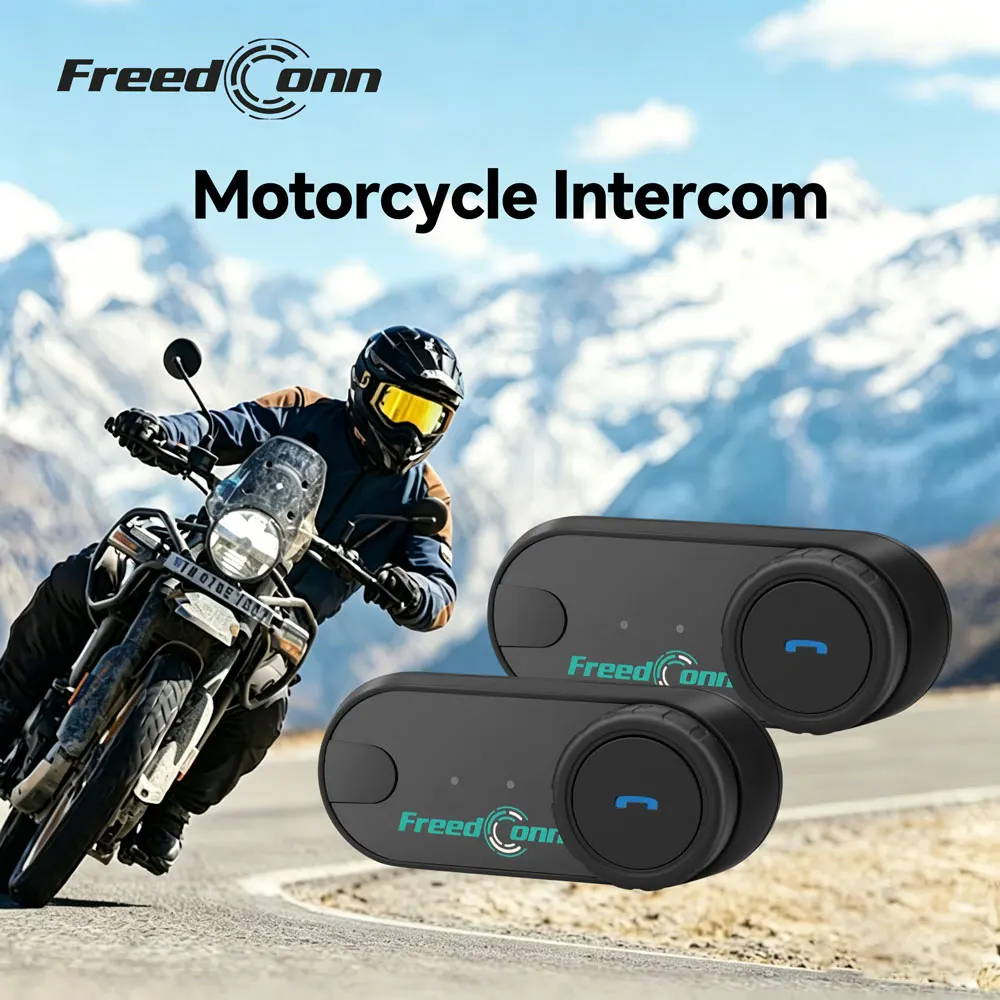 

Group Motorcycle Helmet Headset Bluetooth Intercom Headphone Intercomunicador Music Share Freedconn T Com VB for Motorbike