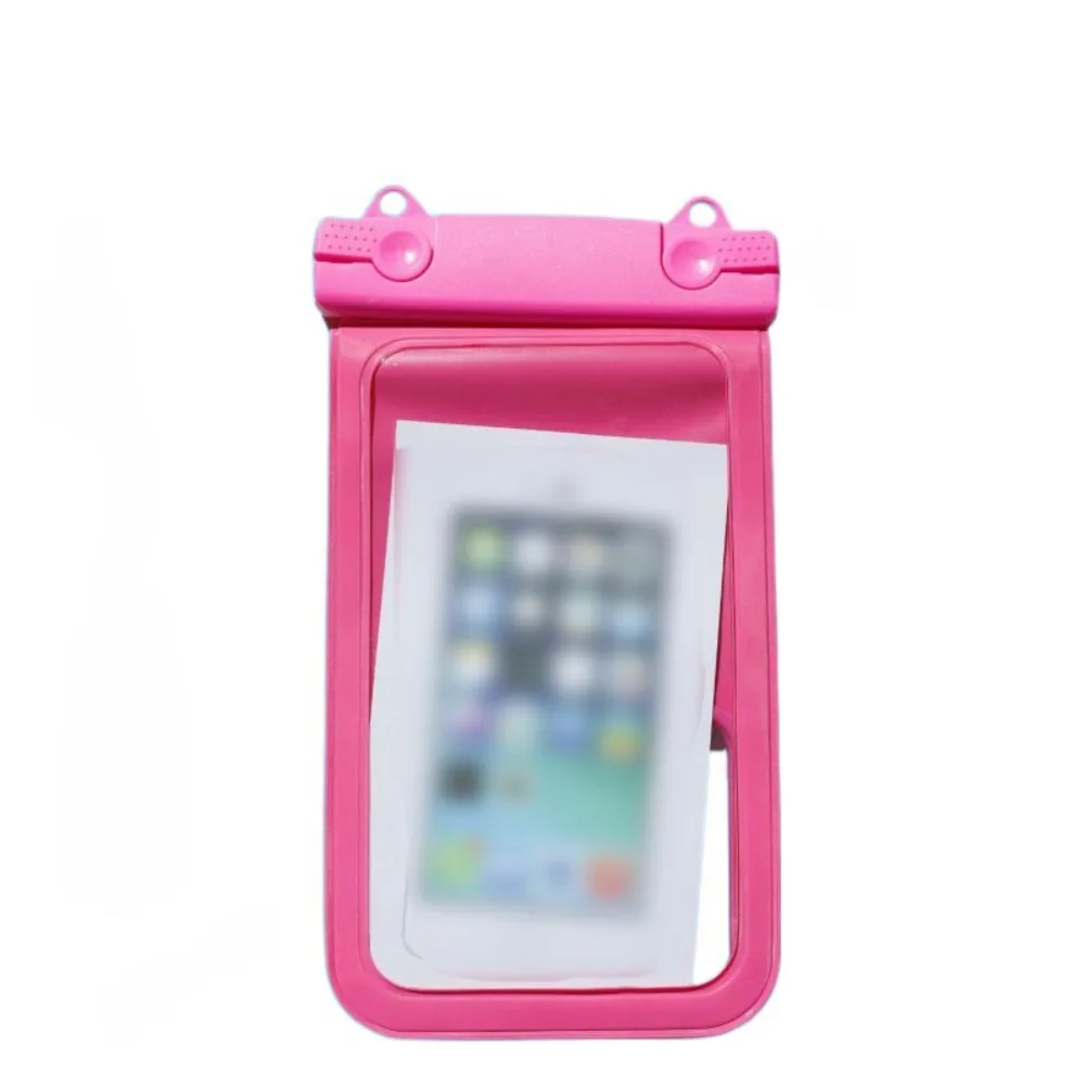 

Universal Transparent Floating Airbag Phone Bags Touchscreen Shockproof Underwater Pouch PVC Waterproof Phone Cover Swimming