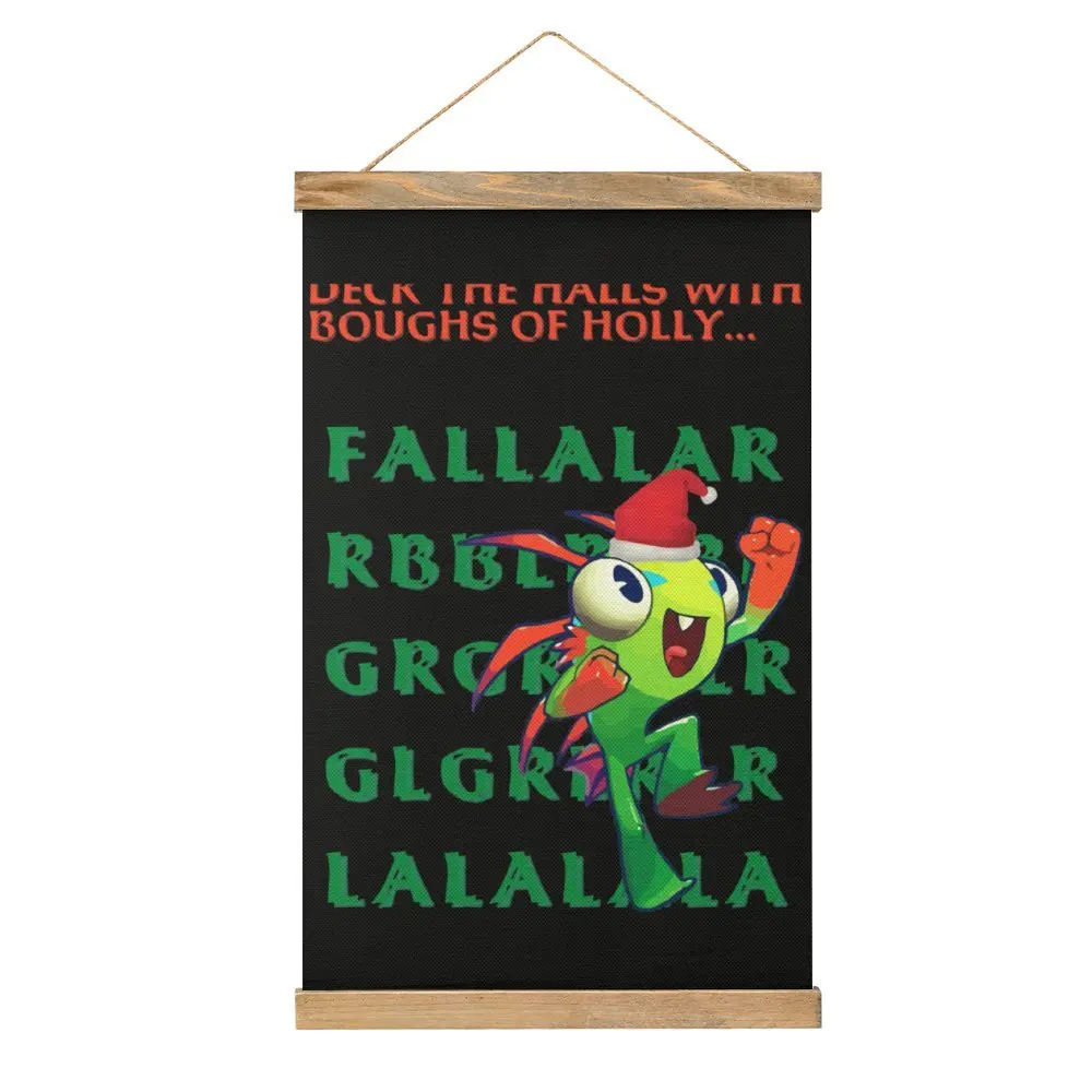 

Classic Murloc Christmas Tri Blend For Sale Y Canvas Hanging Picture Wall Decoration Humor Graphic Bar Draw Style Decorate