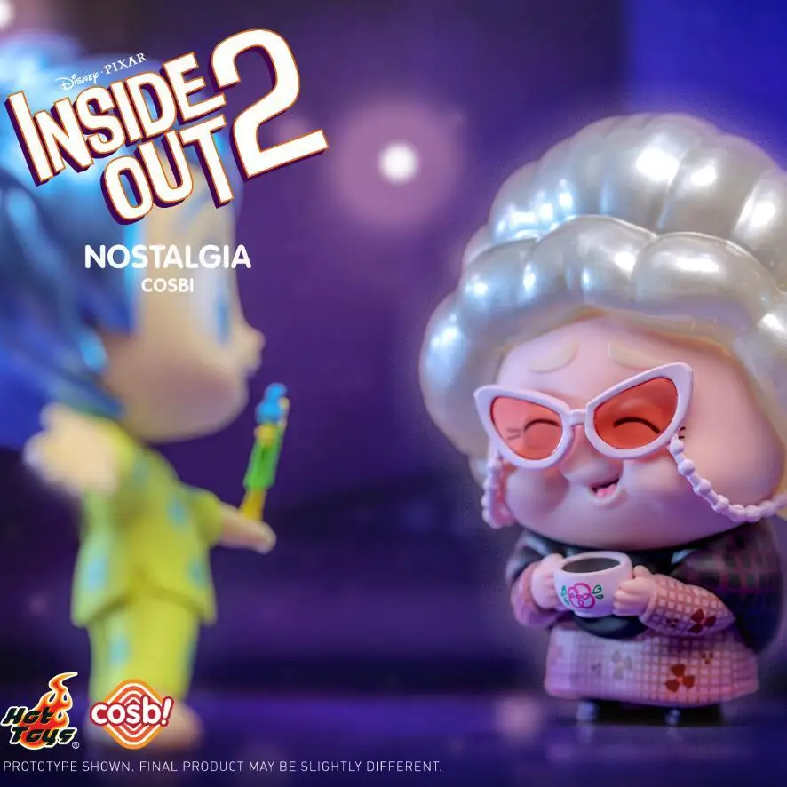 

New Authentic Hottoys Inside Out2 Second Round Blind Box Worry Happy Handmade Ornament Accessories Peripheral Gifts Movie