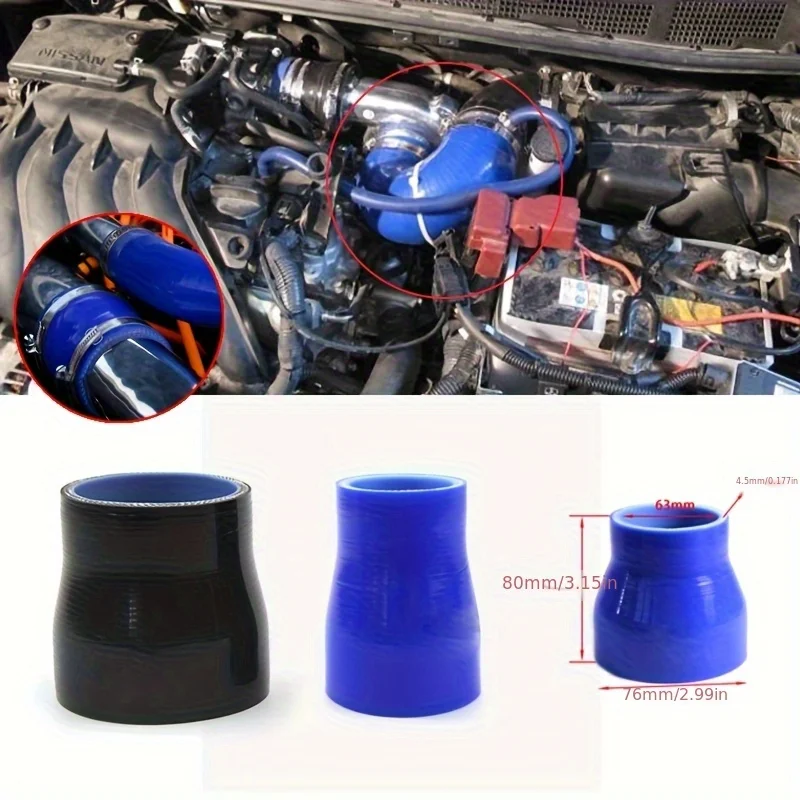 Modification automobile - Tuyau en silicone à diamètre variable, capable de s'agrandir de grand à petit format en fonction de la température et de la pression.