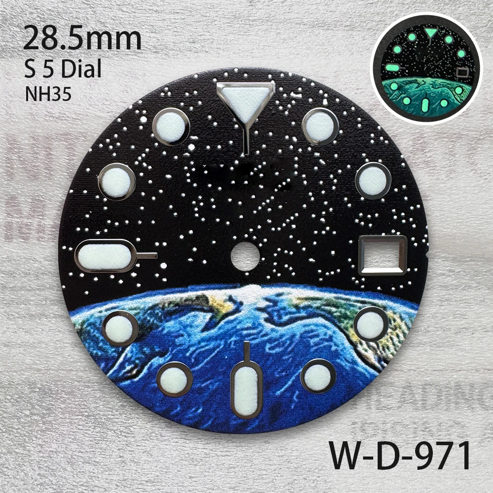 28.5mm スターリットS5ダイアル NH35/NH36/ - Stones Watches & Jewelry In Sweden Ab のレビューと価格