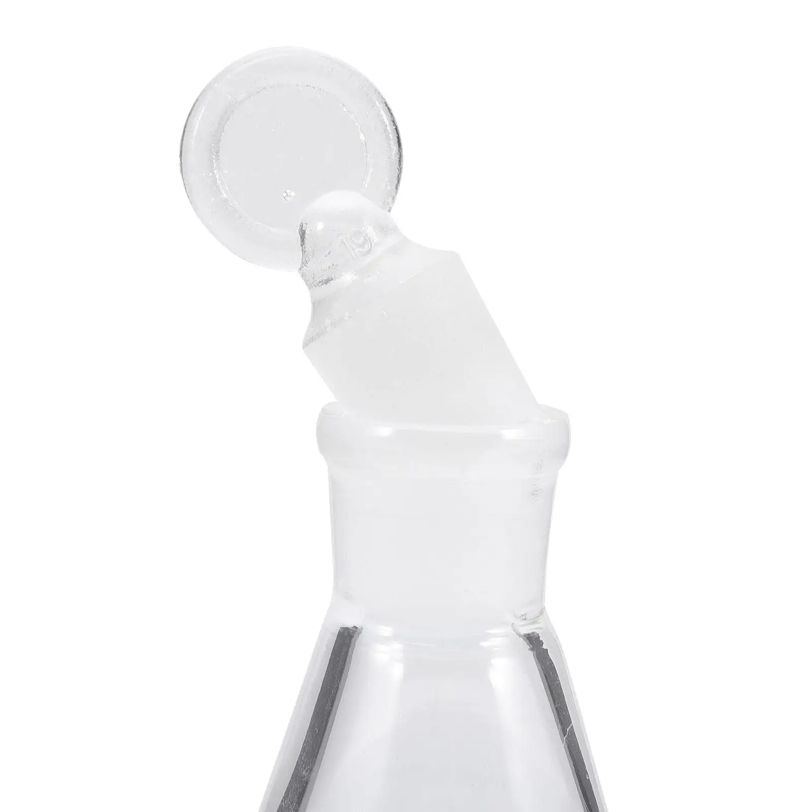 Erlenmeyer Flask with Stopper Chemistry Glassware Plug Lab Flasks Travel Laboratory