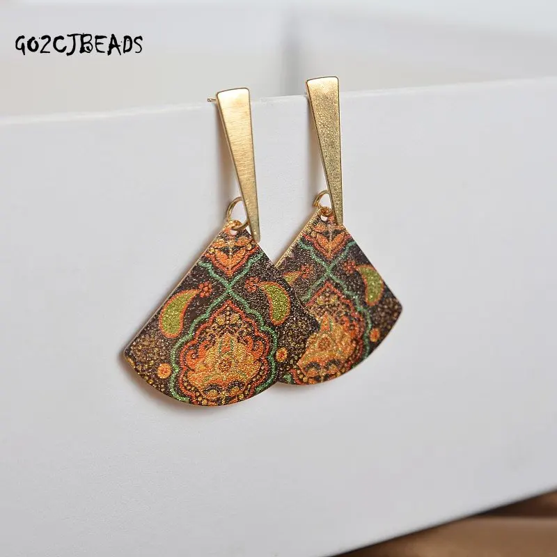 Bohemian Earrings Trendy Metal Punk Earings Ethnic Style Earrings Long Earring Women Irregular Sexy Girls Jewelry Fashion