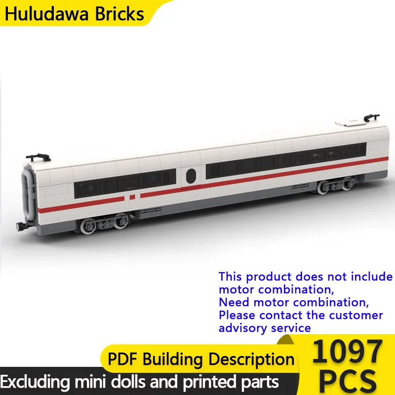 

Модель городского автомобиля MOC, строительные кирпичи, железная дорога, ICE 3, поезд Speisewagen V2, модульная технология, подарок, праздник, сборка, детский игрушечный костюм