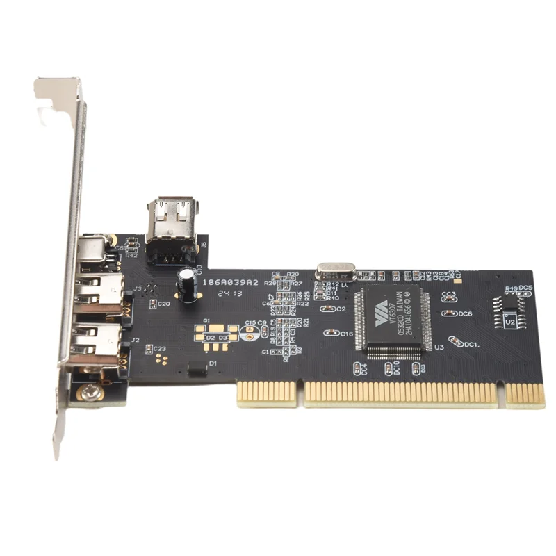 

3 Port IEEE 1394 Firewire Card PCI Firewire Adapter IEEE 1394 PCI Controller Card For Desktop PC