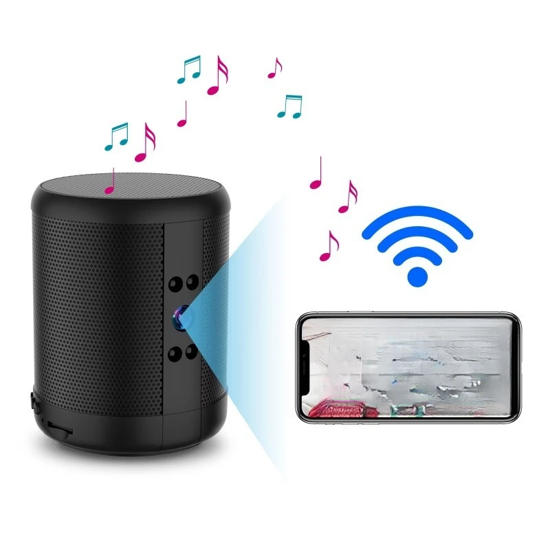 Multifunctional portable speaker with a 3600mAh ultra-thin wireless speaker camera