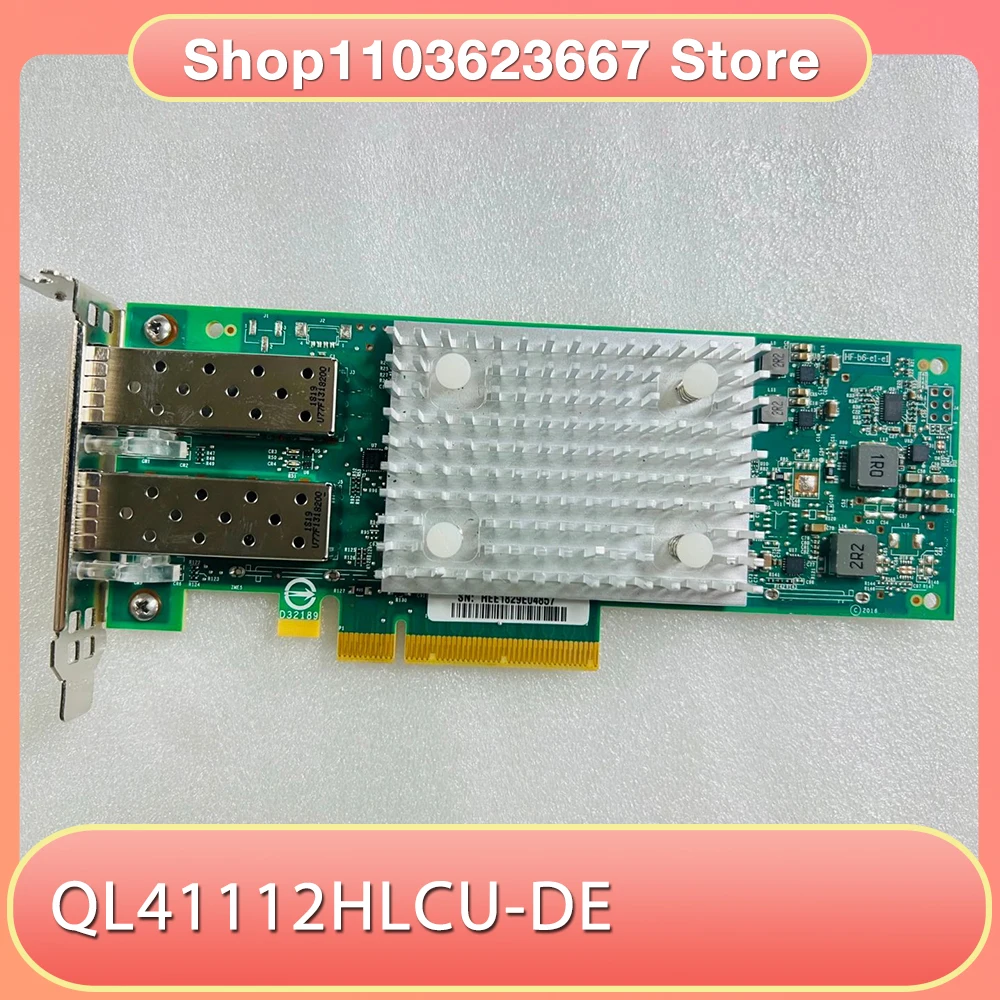 10G dual port fiber optic network card 807N9 C5RNH 5252W 0807N9 QL41112HLCU-DE