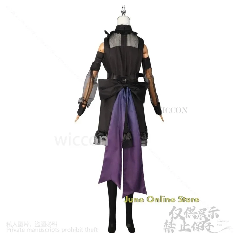 

asdh8@Sakura Kyoko Cosplay Puella Magi Madoka Magica Anime Costume Gothic Gorgeous Black Lolita Bow Kawaii Dress Jirai Kei Girls