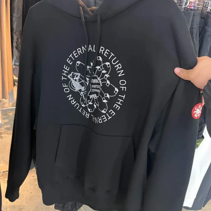 

25SS Embroidered Hooded Simple Autumn Winter Black Cavempt Hoody Casual Loose Hoodie Sweatshirt C.E Pullover